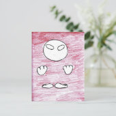 Abscences is niets briefkaart (Staand voorkant)