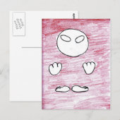 Abscences is niets briefkaart (Voorkant / Achterkant)