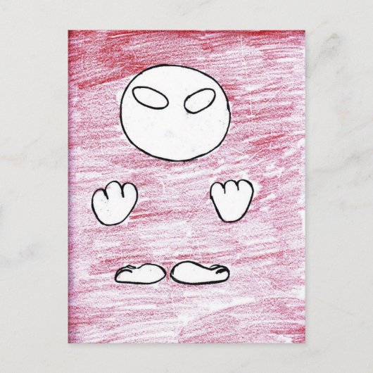 Abscences is niets briefkaart (Voorkant)