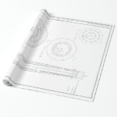 Absecon Lighthouse Blueprint Cadeaupapier (Uitgerold)