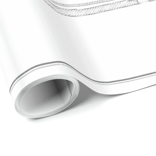 Absecon Lighthouse Blueprint Cadeaupapier (Rol Hoek)