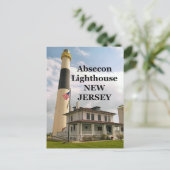 Absecon Lighthouse, Briefkaart New Jersey (Staand voorkant)