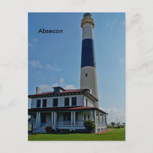 Absecon Lighthouse-New Jersey Briefkaart (Voorkant)