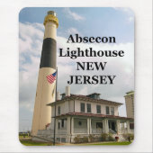 Absecon Lighthouse, New Jersey Mousepad Muismat (Voorkant)