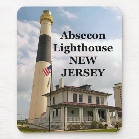 Absecon Lighthouse, New Jersey Mousepad Muismat (Voorkant)