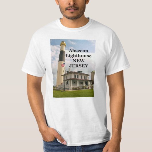 Absecon Lighthouse, New Jersey T-Shirt (Voorkant)