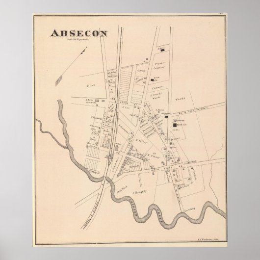 Absecon, New Jersey Poster (Voorkant)