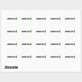 Absecon, New Jersey Ronde Sticker (Vel)