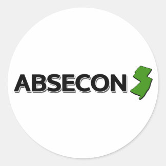 Absecon, New Jersey Ronde Sticker