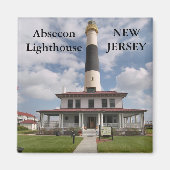 Absecon Vuurtoren, New Jersey Magnet (Voorkant)