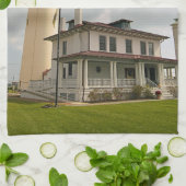 Absecon vuurtoren, New Jersey theedoek (Gevouwen)