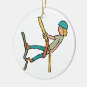 Abseilen Keramisch Ornament (Links)