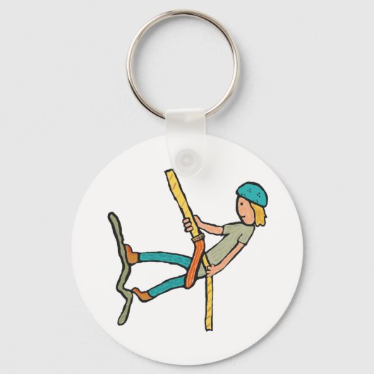 Abseilen Sleutelhanger (Voorkant)