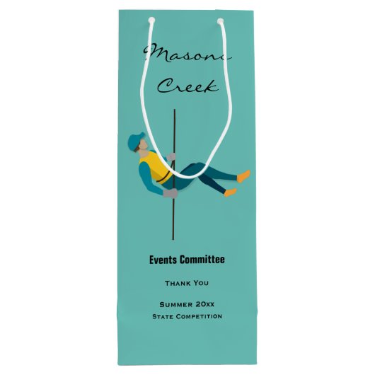 Abseilen Wijn Cadeautas (Achterkant)