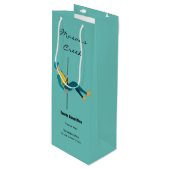 Abseilen Wijn Cadeautas (Voorkant Gekanteld)