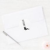 Abseiler Classic Round Sticker (Envelop)