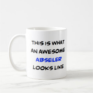 abseiler, geweldige koffiemok