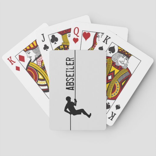 Abseiler Pokerkaarten (Achterkant)