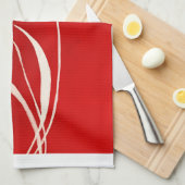 Absence of freesia red theedoek (Quarter Fold)