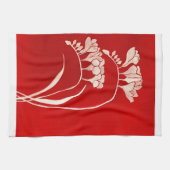 Absence of freesia red theedoek (Horizontaal)