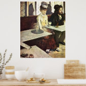 Absinthe, 1876 - Edgar Degas Poster (Keuken)