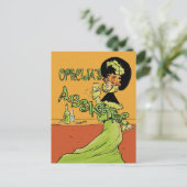 Absinthe 1890s Style Briefkaart (Staand voorkant)