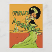 Absinthe 1890s Style Briefkaart (Voorkant)