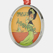 Absinthe 1890s Style Metalen Ornament (Links)