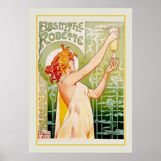 Absinthe-advertentie Poster (Voorkant)