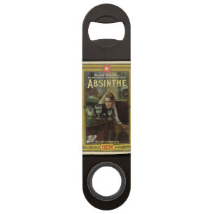 Absinthe affiche vintage toneeladvertentie speed flessenopener