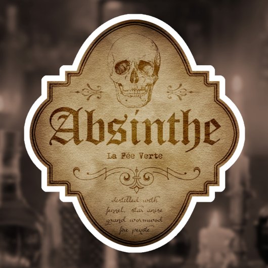 Absinthe Apothecary DC Sticker