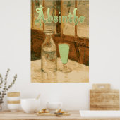 Absinthe Art Nouveau Advertisement Poster (Keuken)