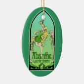 Absinthe Art Nouveau Keramisch Ornament (Rechts)