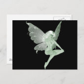 Absinthe Art Signature Green Fairy 1A Briefkaart (Voorkant / Achterkant)