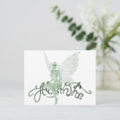 Absinthe Art Signature Green Fairy - Absinthe Briefkaart (Staand voorkant)