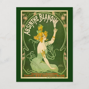 Absinthe Blanqui Advertisement Briefkaart
