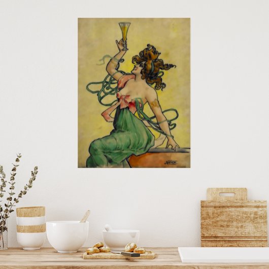 Absinthe Blanqui Nover Poster (Keuken)