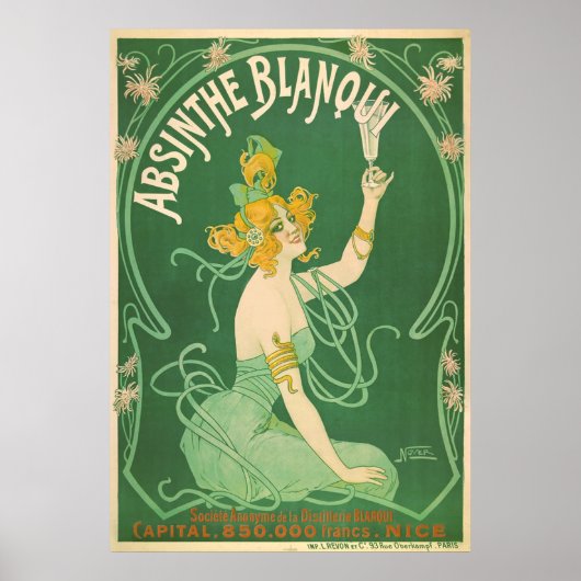 Absinthe Blanqui Poster (Voorkant)