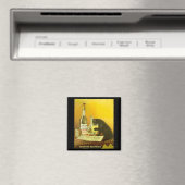 Absinthe Bourgeois en Cat Fine Vintage Poster Magneet (Insitu (Vaatwasser))