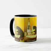 Absinthe Bourgeois en Cat Fine Vintage Poster Mok (Voorkant links)