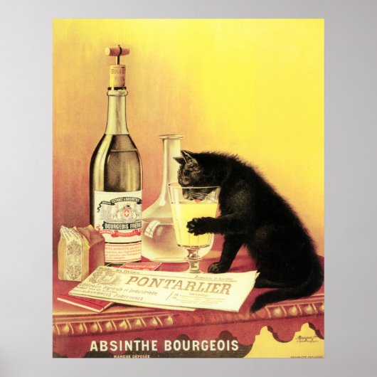 Absinthe Bourgeois Large Copy Poster (Voorkant)