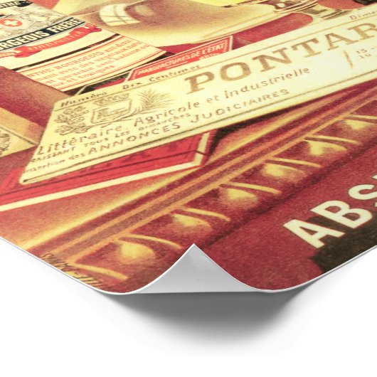 Absinthe Bourgeois Poster (Hoek)