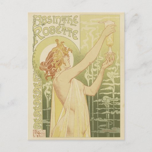 Absinthe Briefkaarten (Voorkant)
