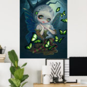 Absinthe Butterflies ART PRINT absinthe fairy art (Thuiskantoor)