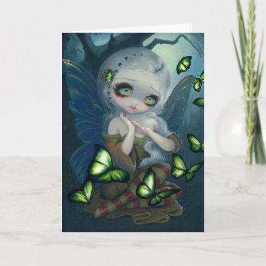 "Absinthe Butterflies" Wenskaart Kaart (Voorkant)