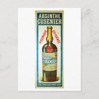 ABSINTHE CUSENIER BRIEFKAART