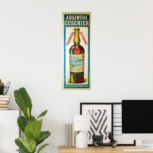 ABSINTHE CUSENIER Poster (Thuiskantoor)