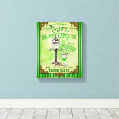 Absinthe "De Groene Fee" Canvas Afdruk (Insitu (Houten vloer))