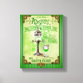 Absinthe "De Groene Fee" Canvas Afdruk (Voorkant)