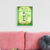 Absinthe "De Groene Fee" Canvas Afdruk (Insitu (Woonkamer))